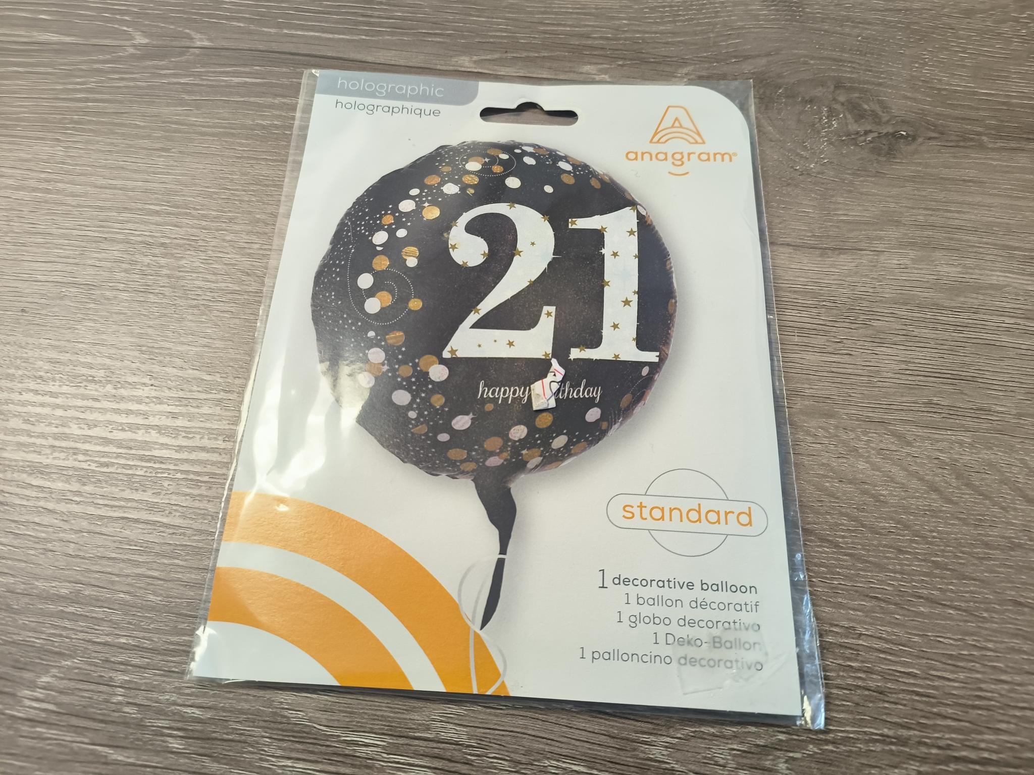 21st happy birthday 21st happy birthday helium balloon