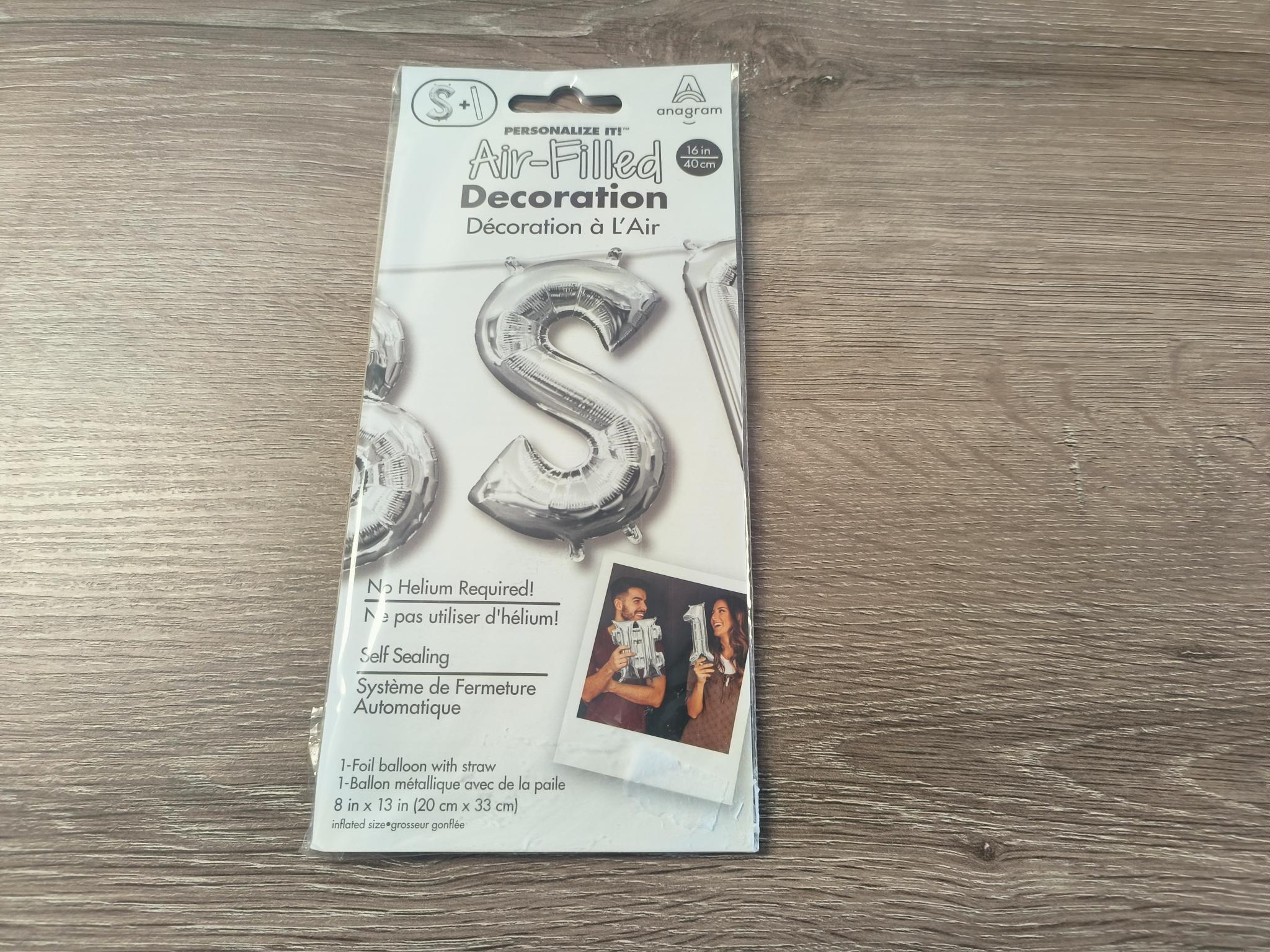 Silver Mini S Foil Balloon Roodepoort