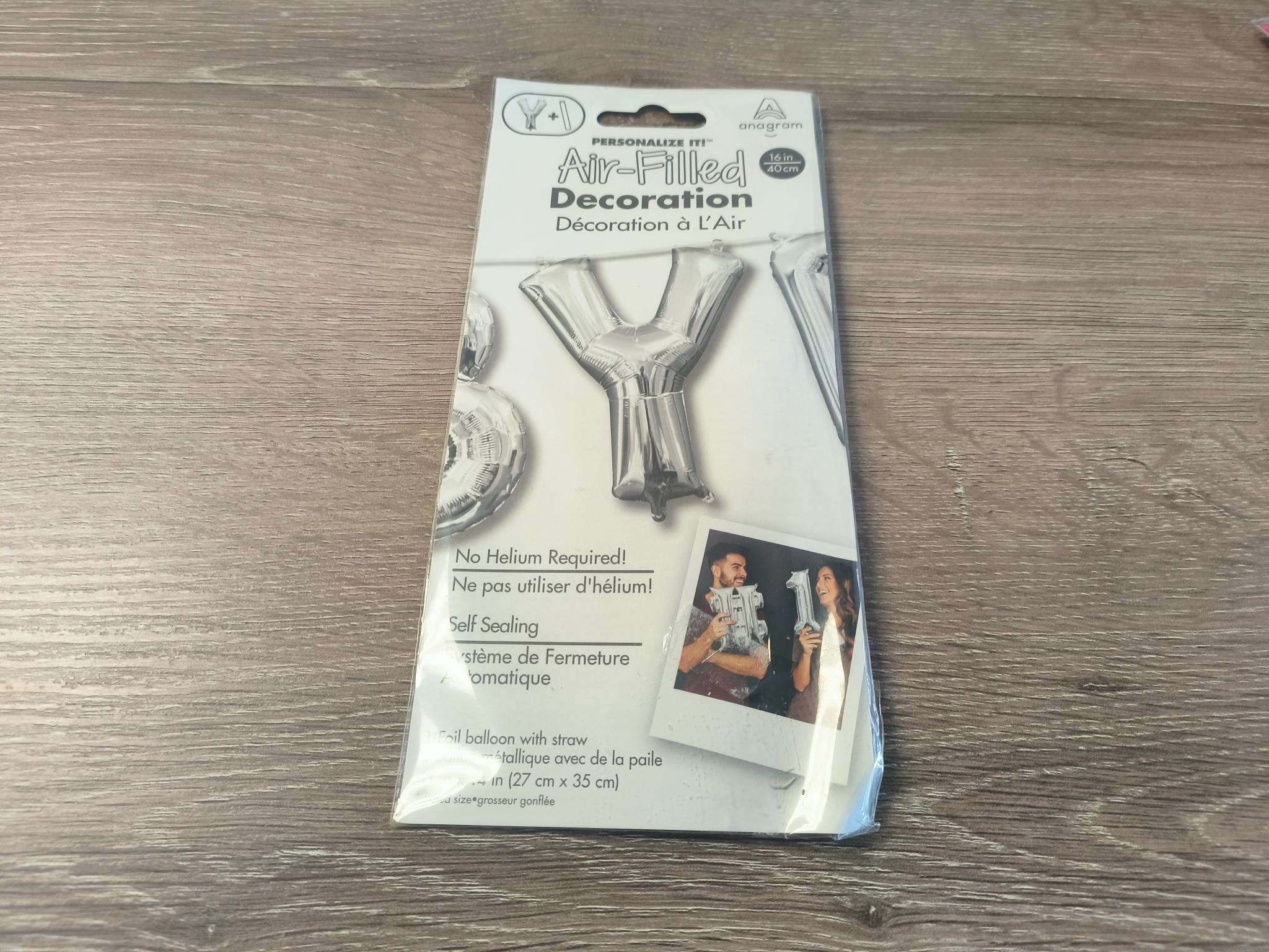 Silver Mini Y Foil Balloon Roodepoort