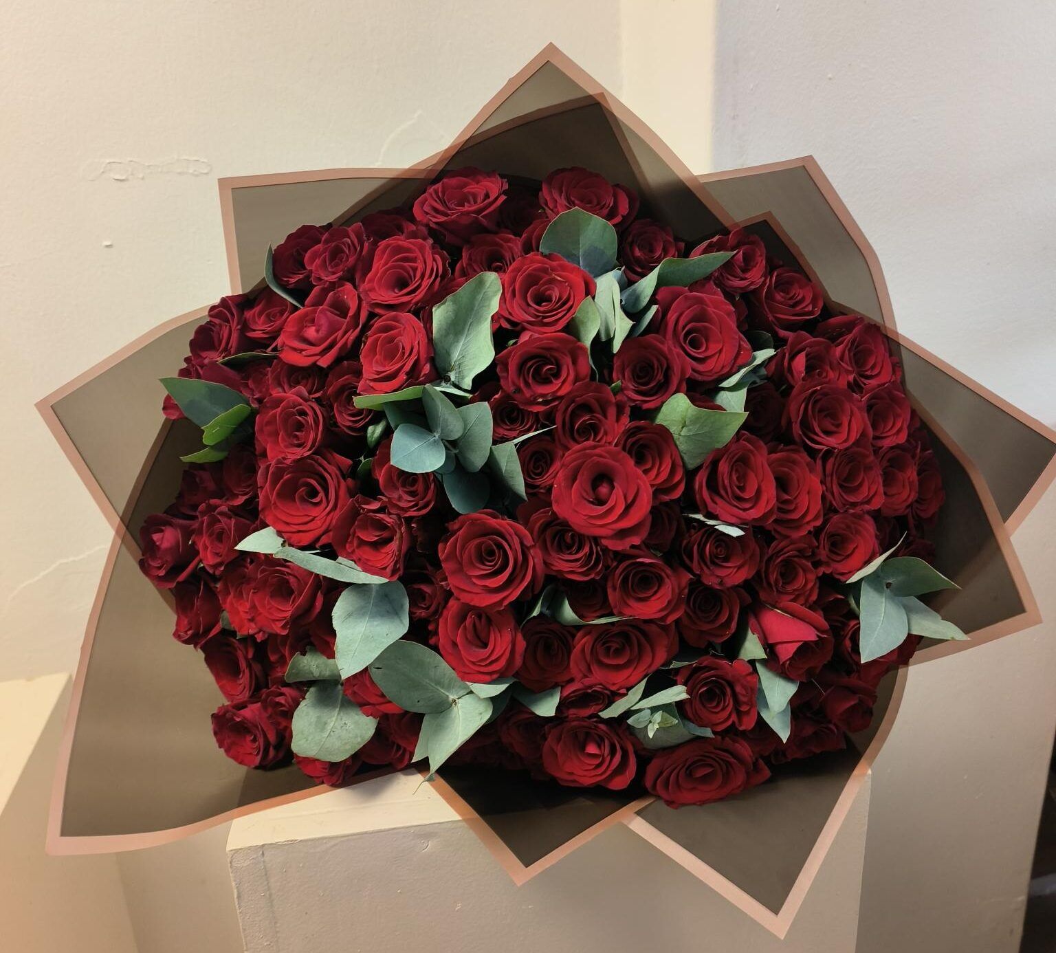 Roses and greenery bouquet Roodepoort